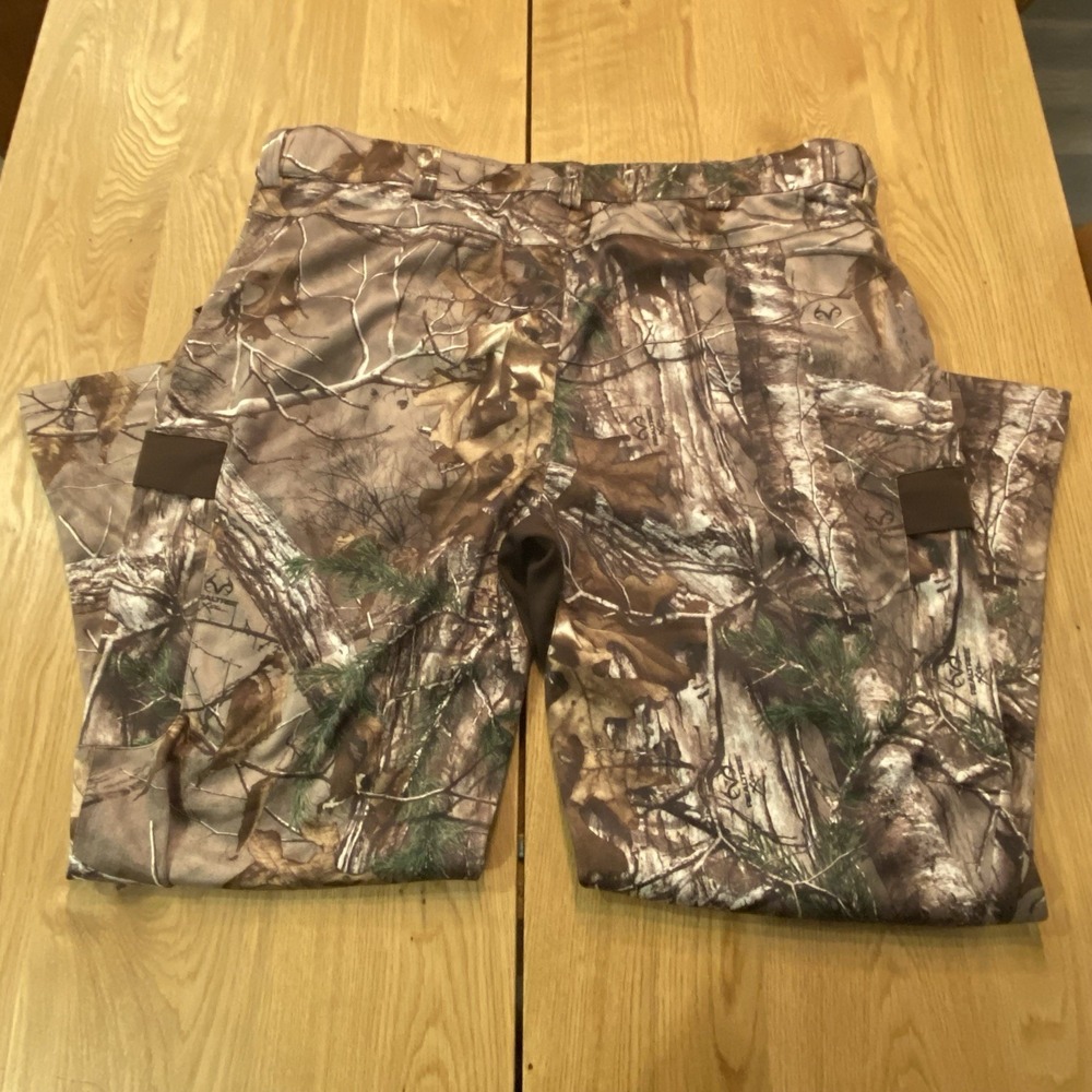 RealTree RT Xtra Camo Hunting Pants Men's 2XL TP1090 Zippered Coffee Bean